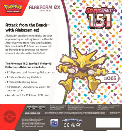 Pokémon -  Caja Alakazam EX 151 Español