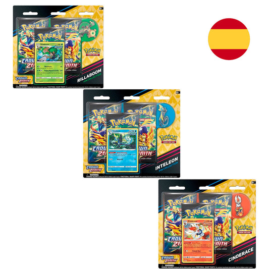 Pokémon - Crown Zenith - Pin Collection - Español