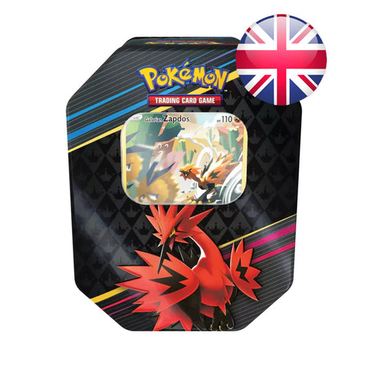 Pokémon - Crown Zenith - Special Art Tin - Galarian Zapdos  Inglés
