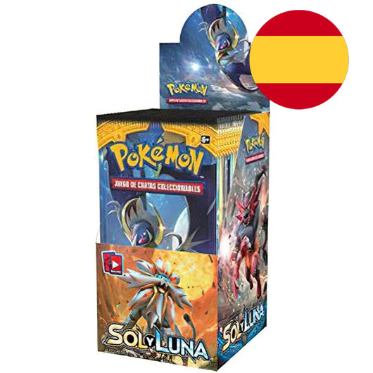 Pokémon - Caja 18 Sobres Sol y Luna Español 2017