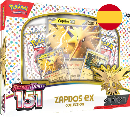 Pokémon -  Caja Zapdos EX 151 Español