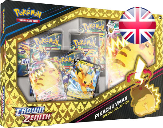Pokémon -  Crown Zenith Pikachu VMax Box - Inglés